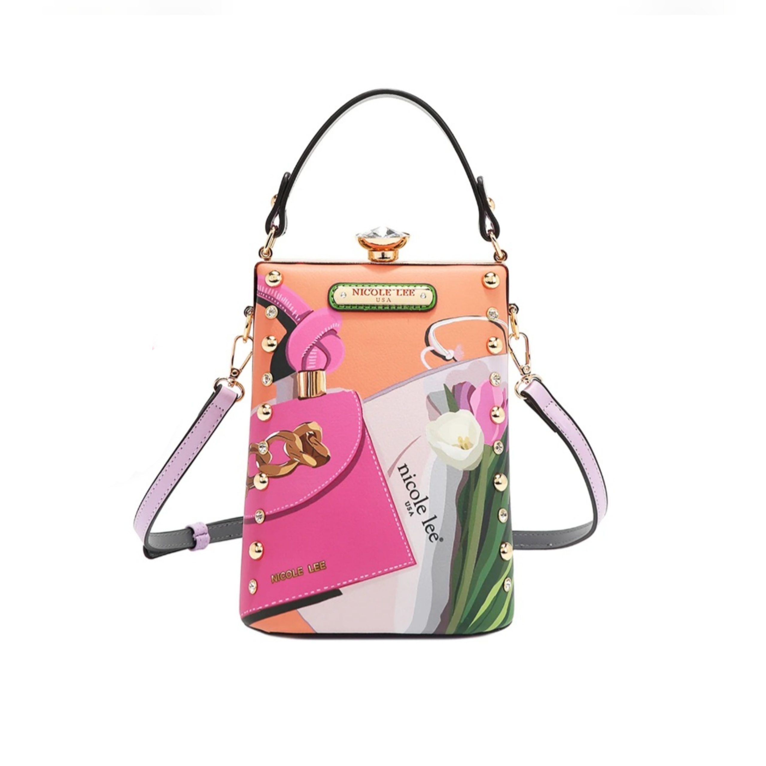 Clutch Violet Blossom - Imagen 2