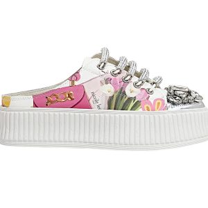 Slippers Plataforma Violet Blossom 36