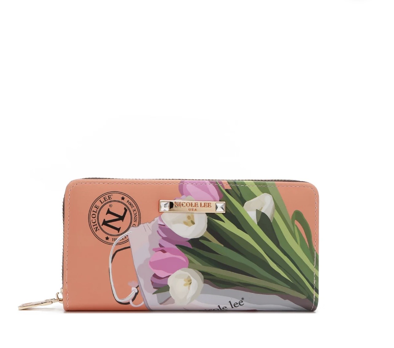 Billetera Básica Violet Blossom