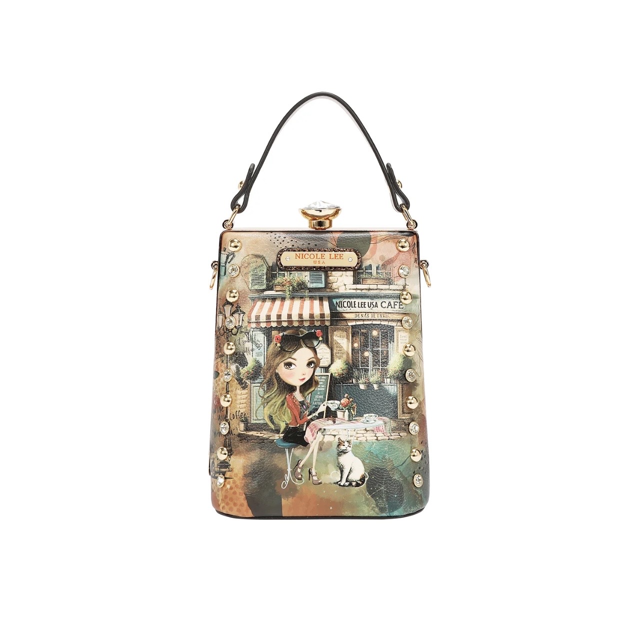 Cartera de Mano con Aplicaciones Virtual Friend