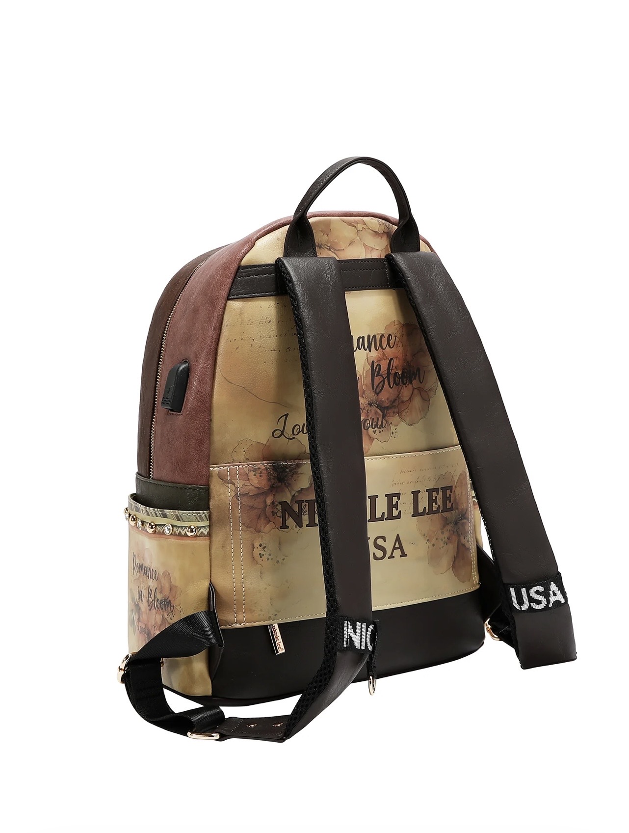 Mochila Grande con Puerto USB Reflection of Love - Imagen 5