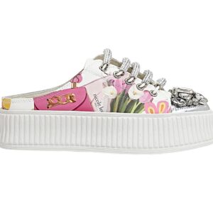 Slippers Plataforma Violet Blossom 36